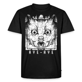 Aye-Aye - T-shirt Premium bio Homme - noir - Devant - Nico (187cm)