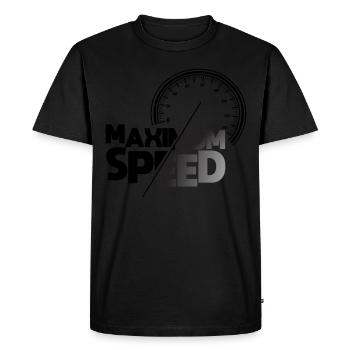 Vitesse maximale pour le conducteur OOTD - T-shirt Premium bio Homme - noir - Devant - Nico (187cm)