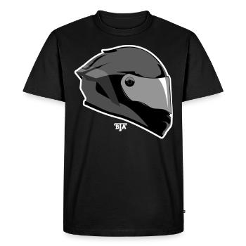 Bike Helmet - T-shirt Premium bio Homme - noir - Devant - Nico (187cm)