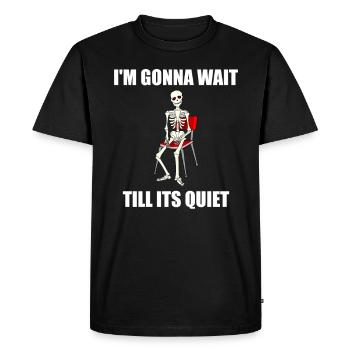 Teacher Teacher Gift Funny - Men's Premium Organic T-Shirt - black - Front - Nico (187cm)