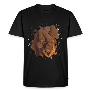 Position 9 - T-shirt Premium bio Homme - noir - Devant - Nico (187cm)