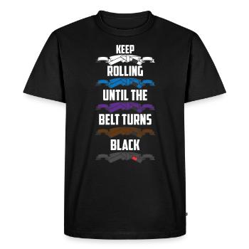 Judo Jiu Jitsu cadeau d'anniversaire de Noël - T-shirt Premium bio Homme - noir - Devant - Nico (187cm)