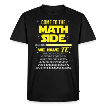 Lehrer Schule Uni Job Geschenk Weihnachten Mathe - Männer Premium Bio T-Shirt - Schwarz - Vorne - Nico (187cm)