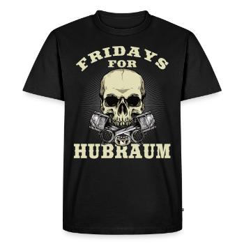 Vendredis de déplacement - T-shirt Premium bio Homme - noir - Devant - Nico (187cm)