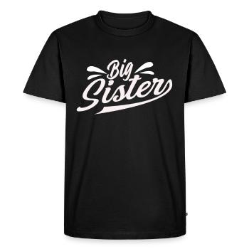Big sister - Men's Premium Organic T-Shirt - black - Front - Nico (187cm)