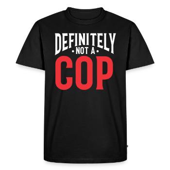 Flic flic flic infiltré cadeau anniversaire - T-shirt Premium bio Homme - noir - Devant - Nico (187cm)