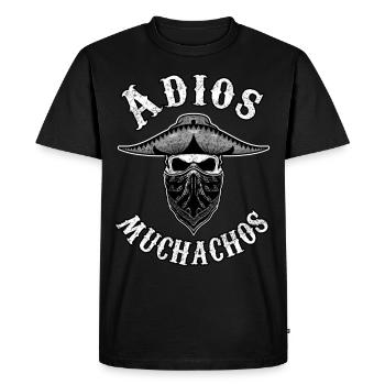 adios muchachos - T-shirt Premium bio Homme - noir - Devant - Nico (187cm)