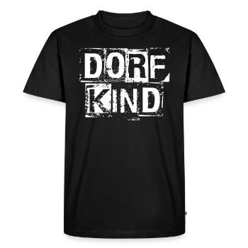 Dorf Kind Landwirt Farmer Dorfkinder - Männer Premium Bio T-Shirt - Schwarz - Vorne - Nico (187cm)