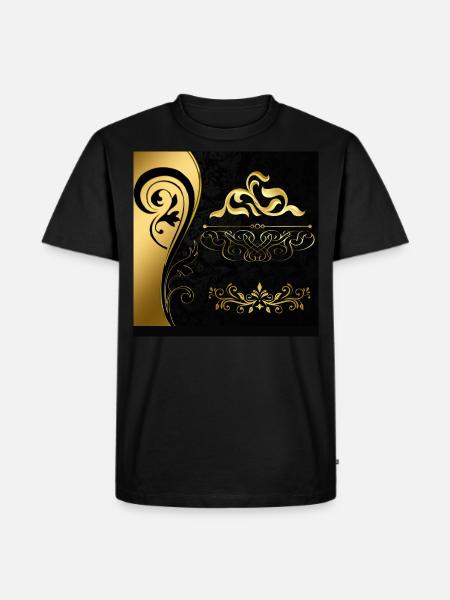 Ornaments - Men's Premium Organic T-Shirt - black