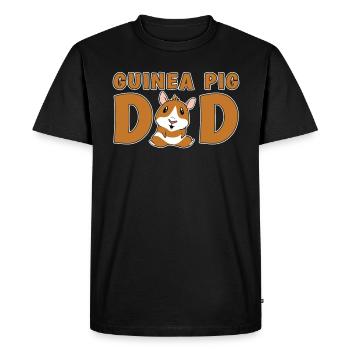 Cochon d’Inde Papa Cochon d’Inde Rongeur - T-shirt Premium bio Homme - noir - Devant - Nico (187cm)