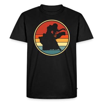 Danse du ventre rétro Pour danseuse du ventre - T-shirt Premium bio Homme - noir - Devant - Nico (187cm)