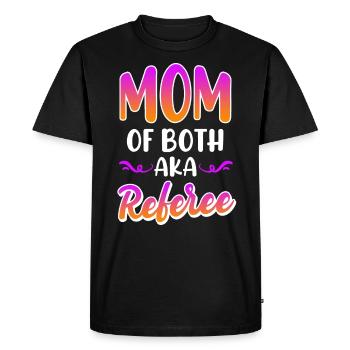 Mère de jumeaux Mama 2 enfants - T-shirt Premium bio Homme - noir - Devant - Nico (187cm)