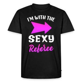 Wife of the judge's wife Shiri - Men's Premium Organic T-Shirt - black - Front - Nico (187cm)