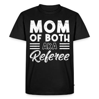 Zwillingsmutter Mama 2 Kinder Mutter Sohn Tochter - Männer Premium Bio T-Shirt - Schwarz - Vorne - Nico (187cm)