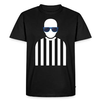 Referee Outfit - Men's Premium Organic T-Shirt - black - Front - Nico (187cm)