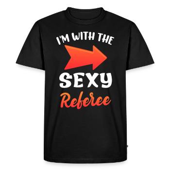 Wife of the judge's wife Shiri - Men's Premium Organic T-Shirt - black - Front - Nico (187cm)