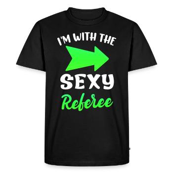Wife of the judge's wife Shiri - Men's Premium Organic T-Shirt - black - Front - Nico (187cm)