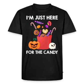 Halloween Decoration Candy Halloween - Men's Premium Organic T-Shirt - black - Front - Nico (187cm)