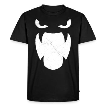 Scream Mask Halloween - Men's Premium Organic T-Shirt - black - Front - Nico (187cm)