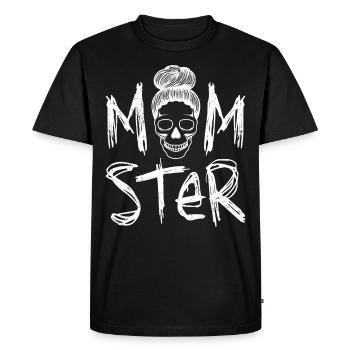Momster Halloween Monster - Men's Premium Organic T-Shirt - black - Front - Nico (187cm)