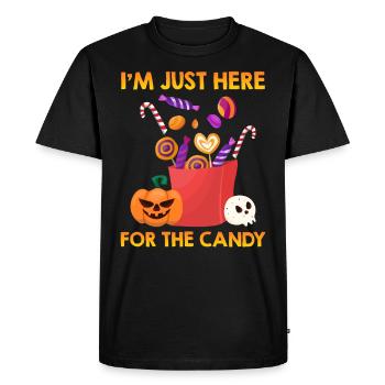 Halloween Decoration Candy Halloween - Men's Premium Organic T-Shirt - black - Front - Nico (187cm)