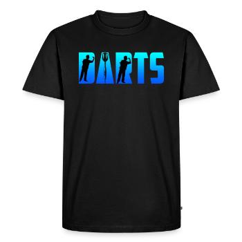 Darts Darts Arrows Darts Accessories Darts - Men's Premium Organic T-Shirt - black - Front - Nico (187cm)