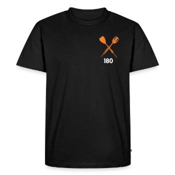 Dart Accessoires Darts Flight Darts 180 en Dart - T-shirt Premium bio Homme - noir - Devant - Nico (187cm)