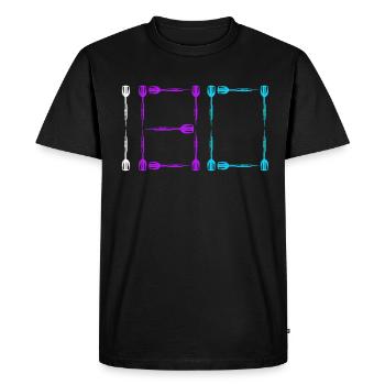Fléchettes 180 Fléchettes 180 en Fléchettes - T-shirt Premium bio Homme - noir - Devant - Nico (187cm)