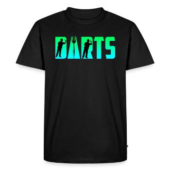 Darts Darts Arrows Darts Accessories Darts - Men's Premium Organic T-Shirt - black - Front - Nico (187cm)
