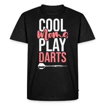 Cool Mamas Darts Ladies Darts Accessories Play Darts - Men's Premium Organic T-Shirt - black - Front - Nico (187cm)