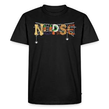 Flippant - T-shirt Premium bio Homme - noir - Devant - Nico (187cm)