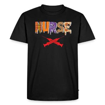 Flippant - T-shirt Premium bio Homme - noir - Devant - Nico (187cm)
