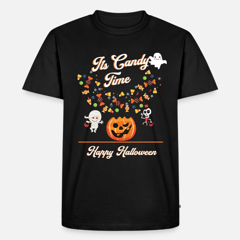 Its Candy Time - Männer Premium Bio T-Shirt - Schwarz