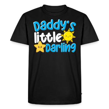Daddy’s Little Darling Mignon Kiddie Sun Star Kid - T-shirt Premium bio Homme - noir - Devant - Nico (187cm)