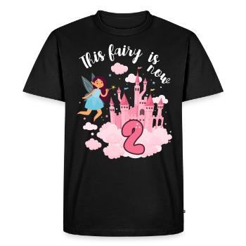Cette fée est maintenant 2 Magic Castle 2. - T-shirt Premium bio Homme - noir - Devant - Nico (187cm)