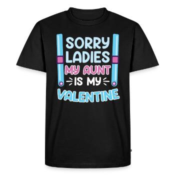Tante préférée neveu Tante est la meilleure tante - T-shirt Premium bio Homme - noir - Devant - Nico (187cm)