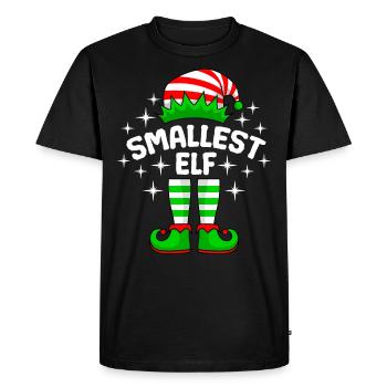 Petit elfe petite sœur petit frère - T-shirt Premium bio Homme - noir - Devant - Nico (187cm)
