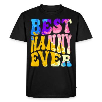 Le meilleur éducateur du monde Meilleure assistante maternelle - T-shirt Premium bio Homme - noir - Devant - Nico (187cm)