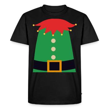 Elven Costume Elf - Men's Premium Organic T-Shirt - black - Front - Nico (187cm)