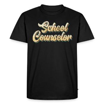 Accompagnement scolaire Inclusion meilleur compagnon scolaire - T-shirt Premium bio Homme - noir - Devant - Nico (187cm)