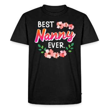 La meilleure assistante maternelle au monde Assistante maternelle - T-shirt Premium bio Homme - noir - Devant - Nico (187cm)