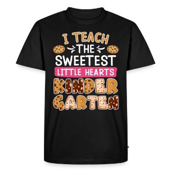 J’ai le meilleur éducateur de maternelle - T-shirt Premium bio Homme - noir - Devant - Nico (187cm)