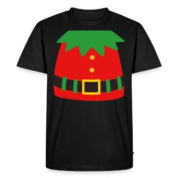Elven Costume Elf - Men's Premium Organic T-Shirt - black - Front - Nico (187cm)