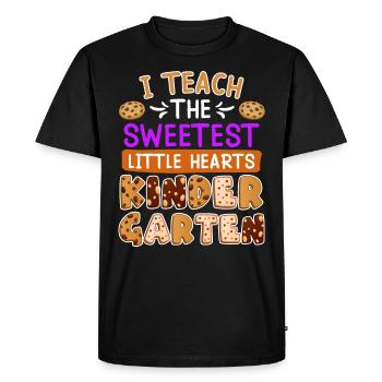 J’ai le meilleur éducateur de maternelle - T-shirt Premium bio Homme - noir - Devant - Nico (187cm)