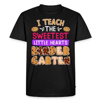 J’ai le meilleur éducateur de maternelle - T-shirt Premium bio Homme - noir - Devant - Nico (187cm)