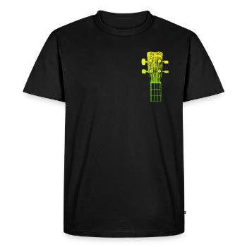 Guitariste de groupe Musicien Je joue de la guitare - T-shirt Premium bio Homme - noir - Devant - Nico (187cm)