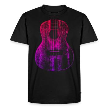 Professeur de musique Musicien Je suis guitariste guitare - T-shirt Premium bio Homme - noir - Devant - Nico (187cm)