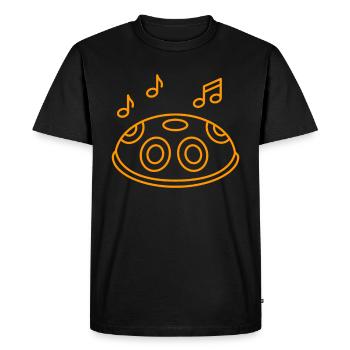 Musician Band Percussion Drum Drums - Men's Premium Organic T-Shirt - black - Front - Nico (187cm)