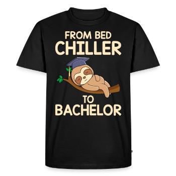 Du refroidisseur de lit au Bachelor 2023 - T-shirt Premium bio Homme - noir - Devant - Nico (187cm)