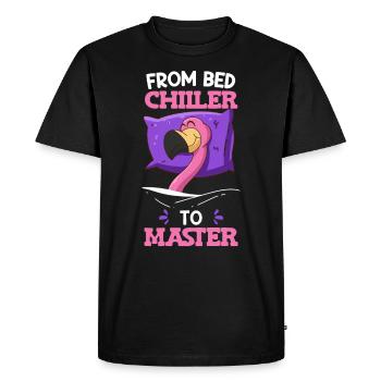 Du refroidisseur de lit au maître 2023 - T-shirt Premium bio Homme - noir - Devant - Nico (187cm)